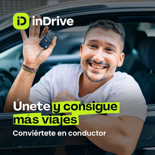 Conductor de Veikul junto a su auto en la ciudad